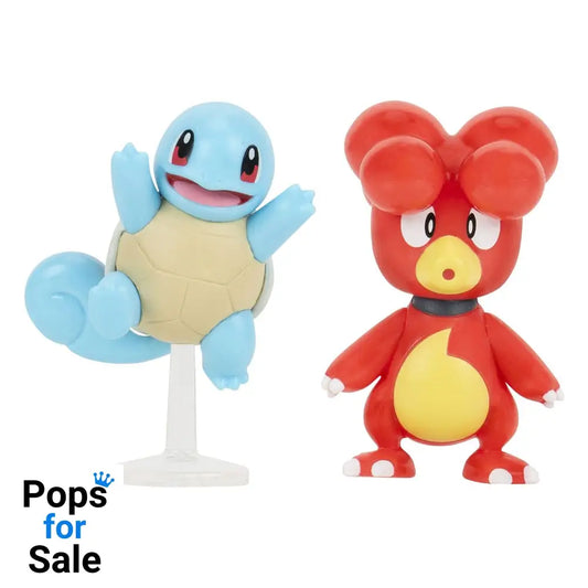 Pokémon Battle Figure Set Figure 2-Pack Magby & Squirtle #5