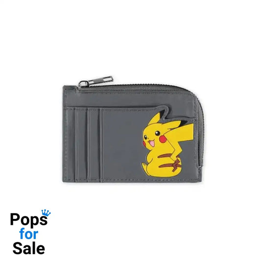 Pokémon Card Wallet Pikachu Gray