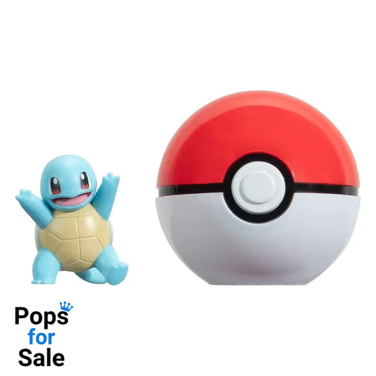 Pokémon Clip'n'Go Poké Balls Squirtle #3 & Poké Ball