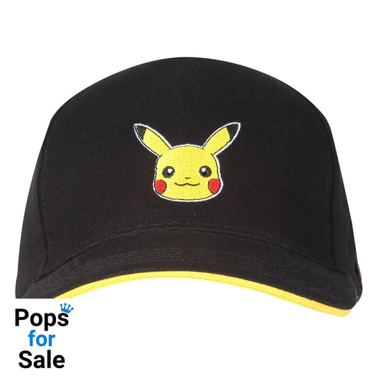 Pokemon Curved Bill Cap Pikachu Badge