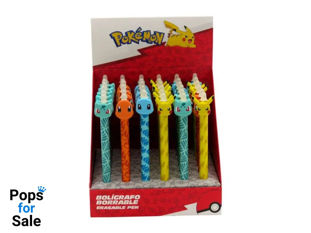 Pokémon Erasable Pen Display (36) Stationery