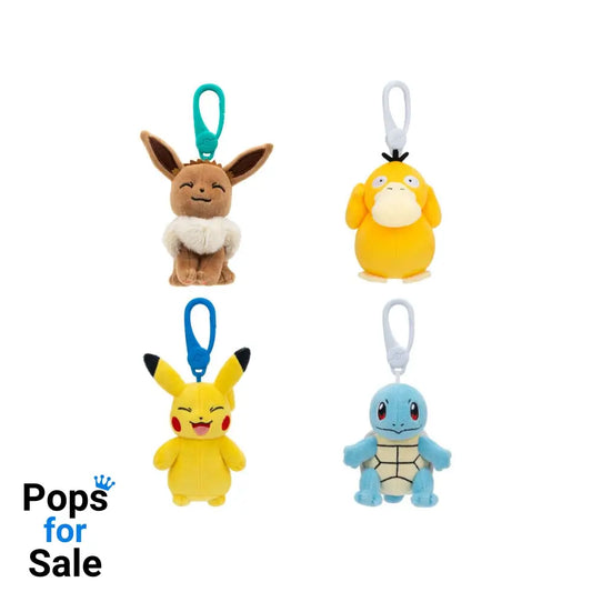 Pokémon Plush Figure & Clip On 10 cm Assortment (6)