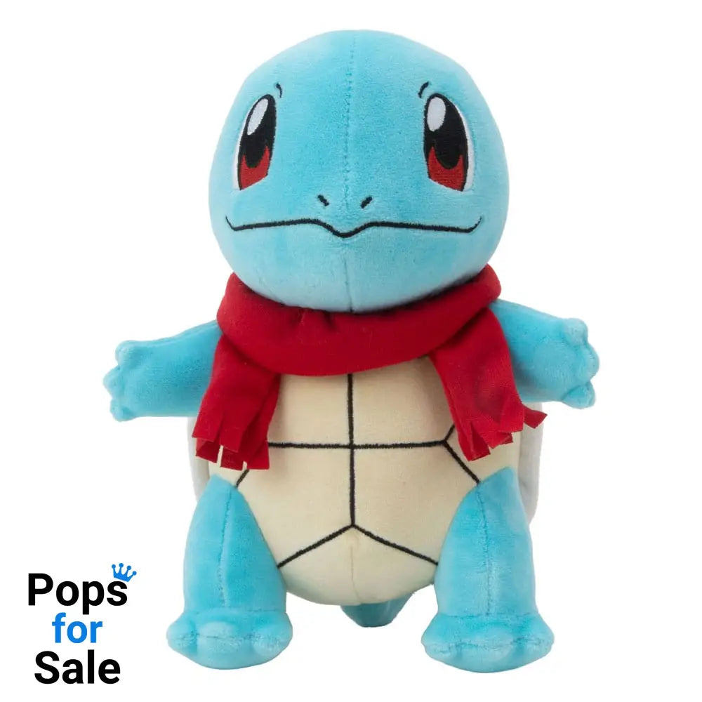Pokémon Plush Figure Winter Squirtle with Scarf 20 cm Plushes