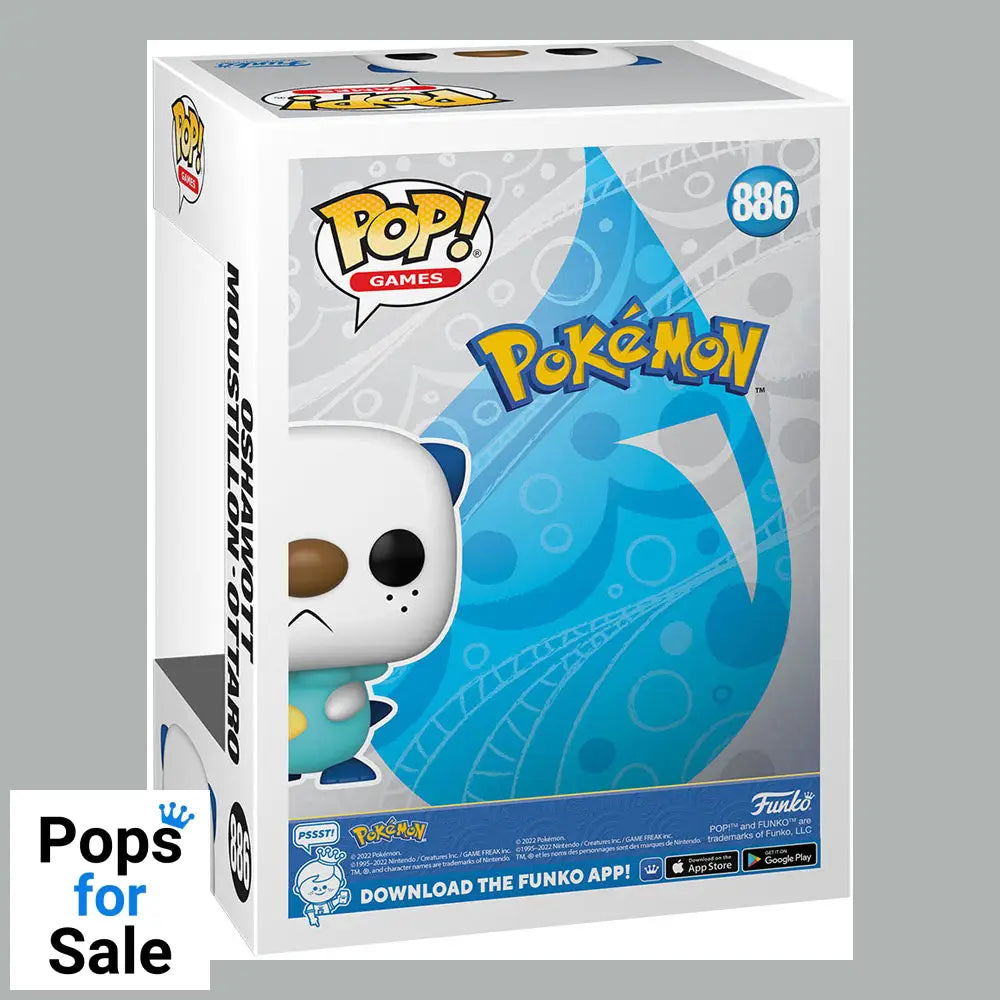 Pokemon POP! Games Vinyl Figure Oshawott (EMEA) 9 cm
