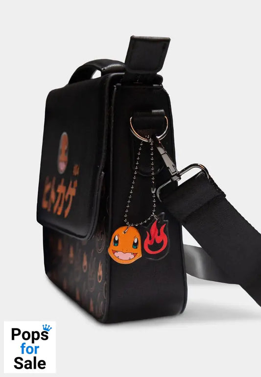 Pokemon PU Leather Messenger Bag Charmander