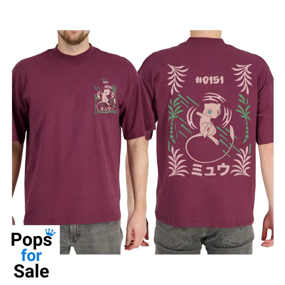 Pokémon T-Shirt Mew Bordeaux