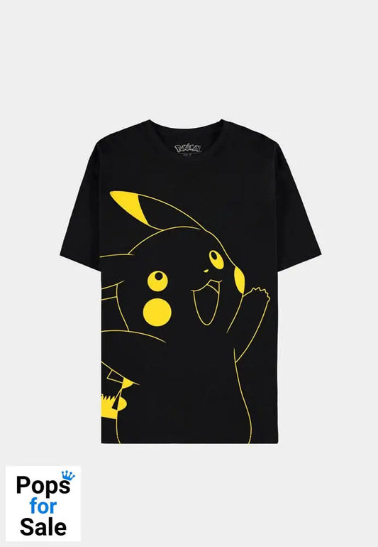 Pokemon T-Shirt Pikachu Outline Size L
