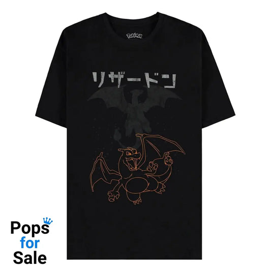 Pokémon T-Shirt Red Charizard Size XL