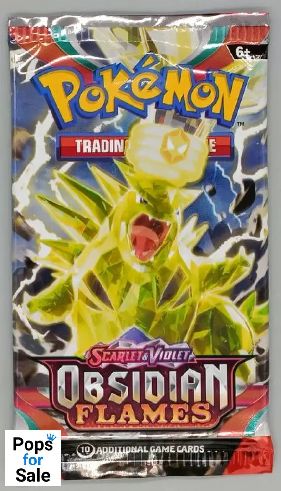 Pokemon Card Game Scarlet & Violet: Obsidian Flames 10 Additional Game Cards