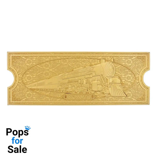Polar Express Replica Train Ticket 24k Gold Plated Limited Edition