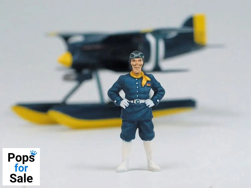 Porco Rosso model kit with figure 1/48 Curtiss R3C-0 Seaplane & Curtis Model kits