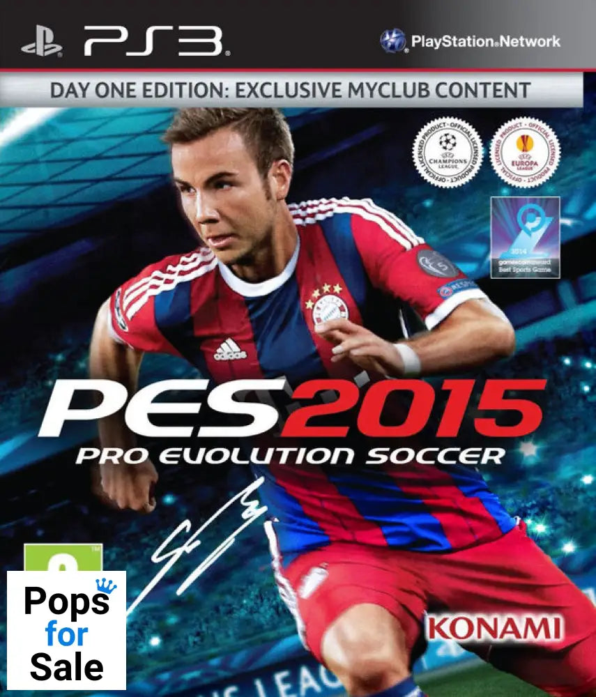 Pro Evolution Soccer 2015 PES2015 Day One  for Playstation 3 (PS3)Edition
