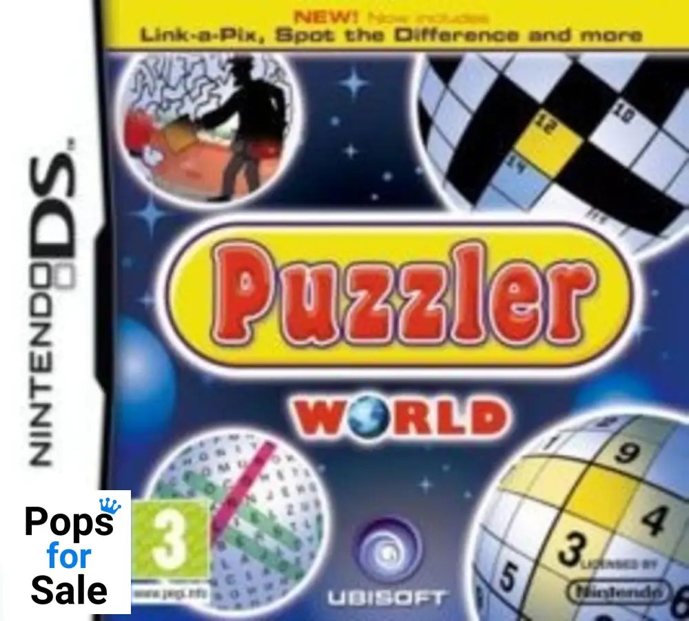Puzzler World for the Nintendo DS/3DS