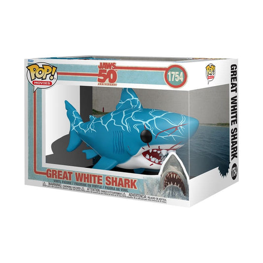 1754 Great White Shark (Retro) 6 Inch Jaws 50th Anniversary Funko POP - Brand New
