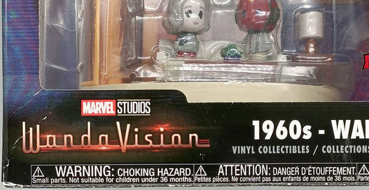 1960s Wanda & Vision Wandavision Marvel - Mini Moment Box Damaged Funko POP