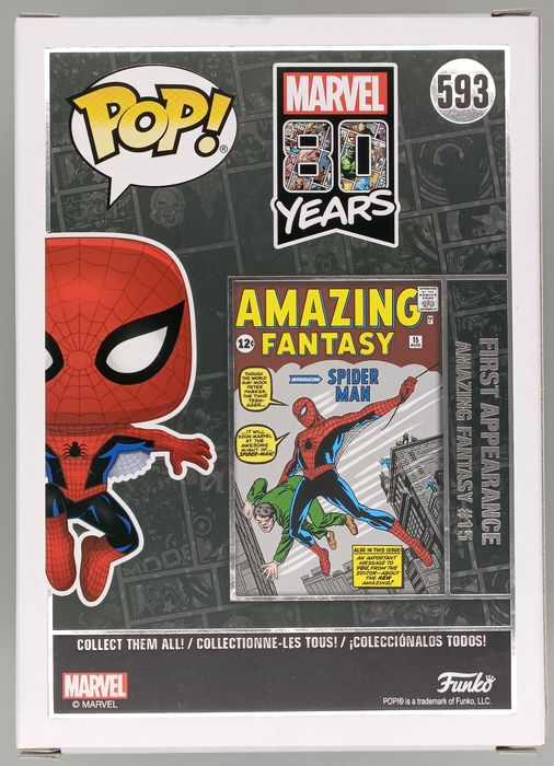 #593 Spider-Man (First Appearance) - Marvel 80 Years Funko POP