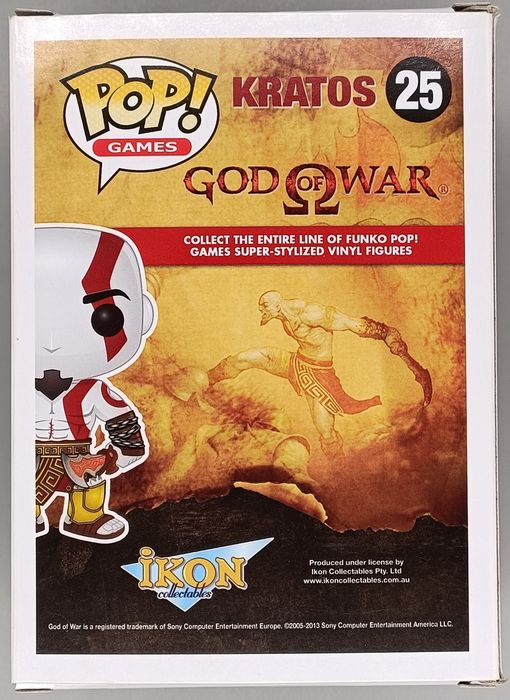 25 Kratos - God of War - Box Damaged Funko POP