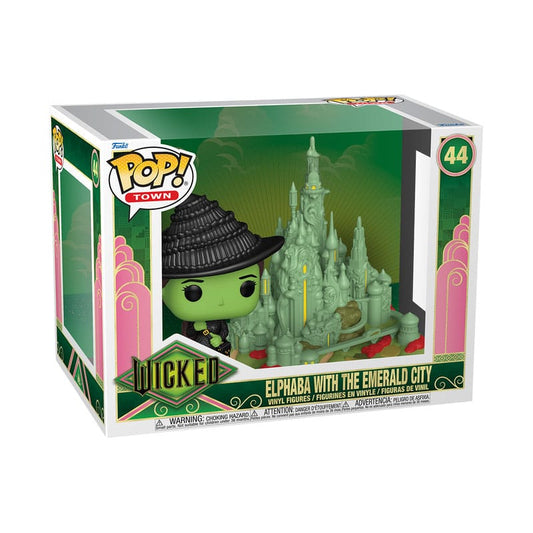 44 Elphaba with the Emerald City - Town - Wicked Funko POP - Brand New