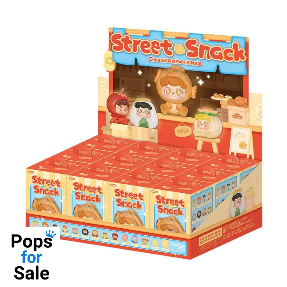 QKid: Street Snack Series Blind Box figure 5 cm Display (12) Mini-figures