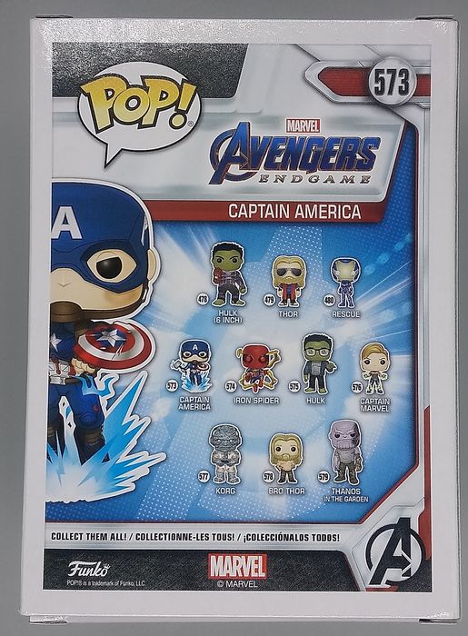 #573 Captain America Mj�lnir & Broken Shield Marvel Avengers Funko POP