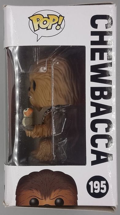 #195 Chewbacca (w/ Porg) - Star Wars - Box Damaged Funko POP