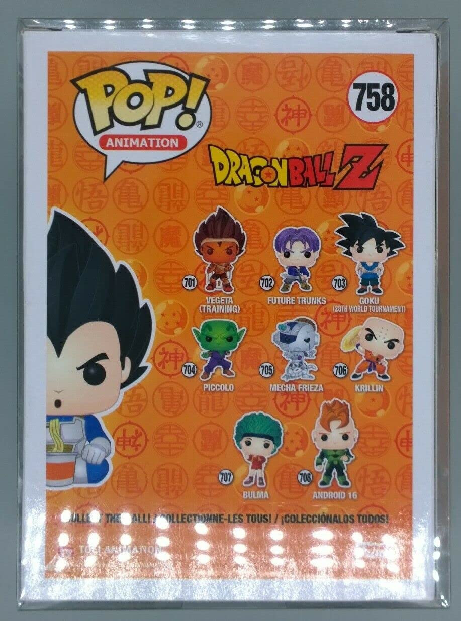 758 Vegeta (Eating Noodles) Dragon Ball Z 2020 Con Funko POP - Box Damaged