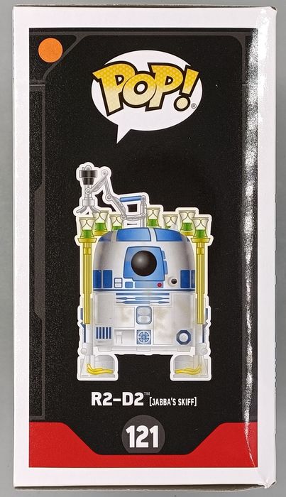 #121 R2-D2 (Jabba's Skiff) - Star Wars - Smuggler Box Damaged Funko POP