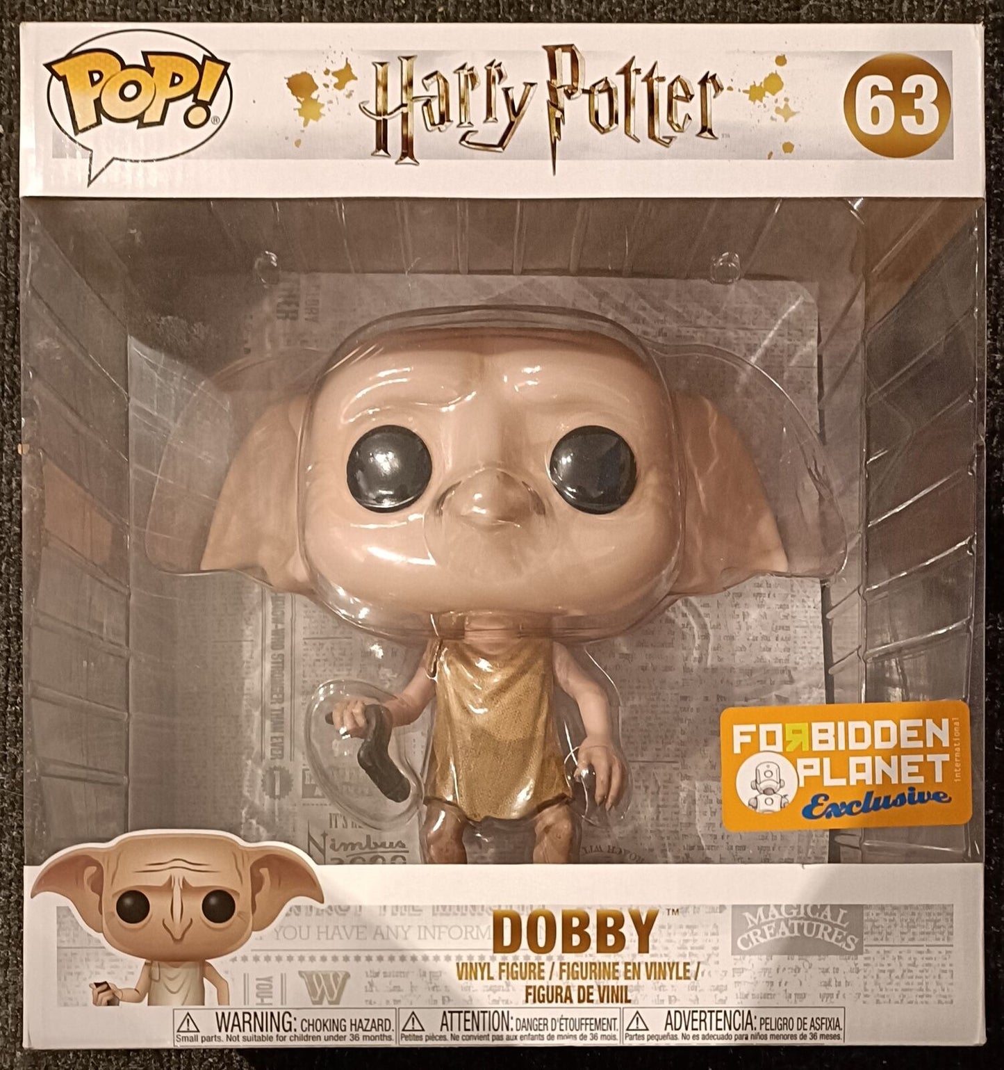 #63 Dobby - 10 Inch - Harry Potter Funko POP