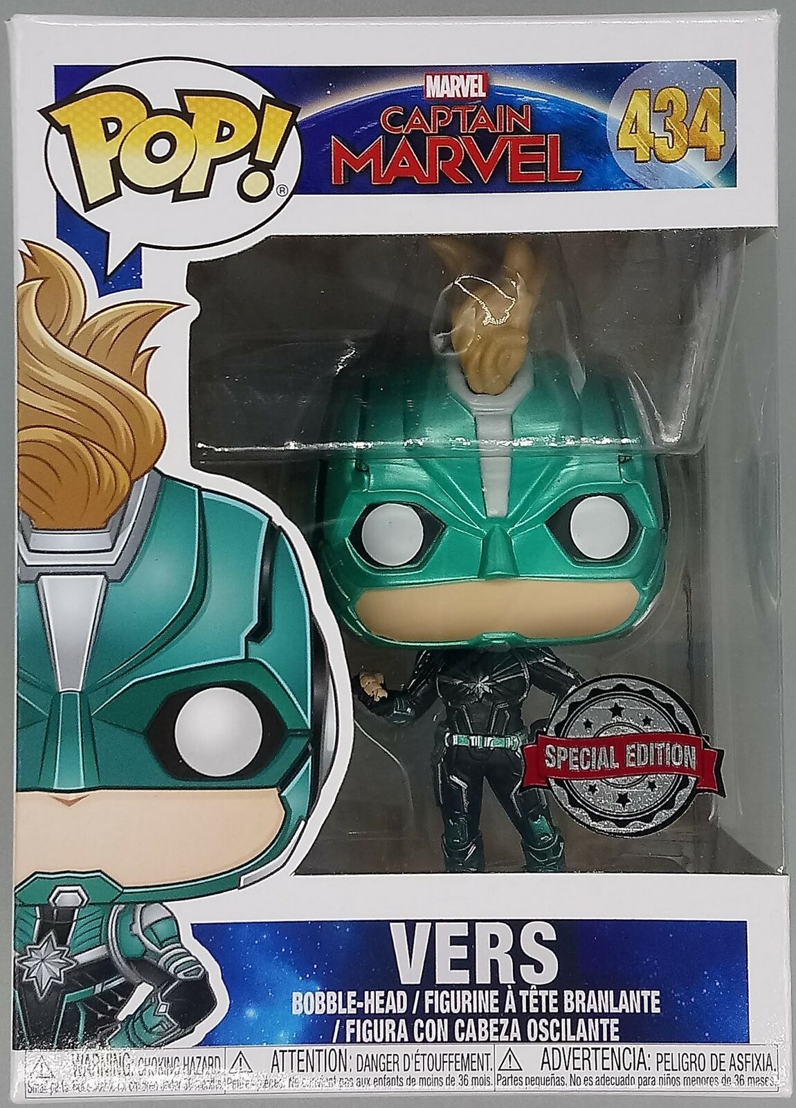 #434 Vers (Masked) - Marvel Captain Marvel Funko POP