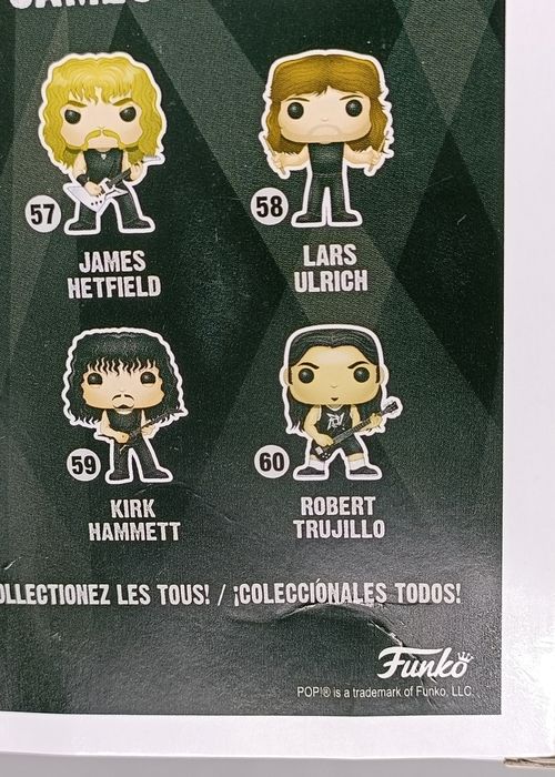 #57 James Hetfield - Metallica - Box Damaged Funko POP