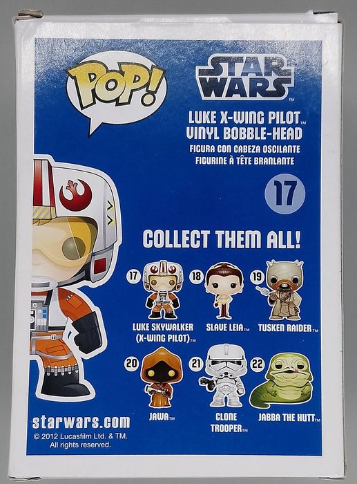 #17 Luke Skywalker (X-Wing Pilot) - Star Wars - Box Damaged Funko POP