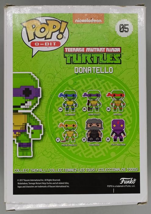 05 Donatello - 8-Bit - Teenage Mutant Ninja Turtles Funko POP - Box Damaged