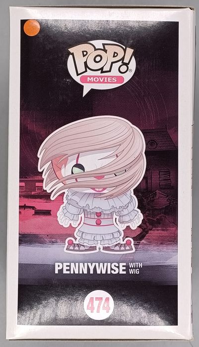 #474 Pennywise (with Wig) - Horror - IT - Box Damaged Funko POP