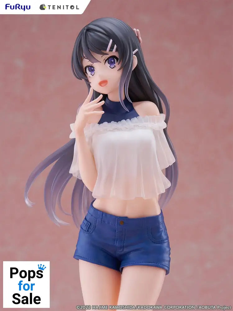 Rascal Does Not Dream of Bunny Girl Senpai Tenitol PVC Statue Mai Sakurajima 31 cm Statues