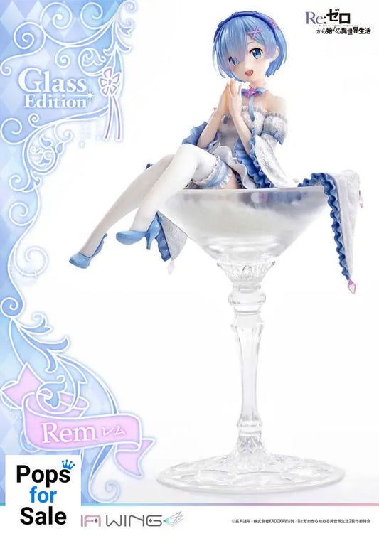 Re:Zero - Starting Life in Another World Prisma Wing PVC Statue 1/7 Rem Glass Edition 23 cm
