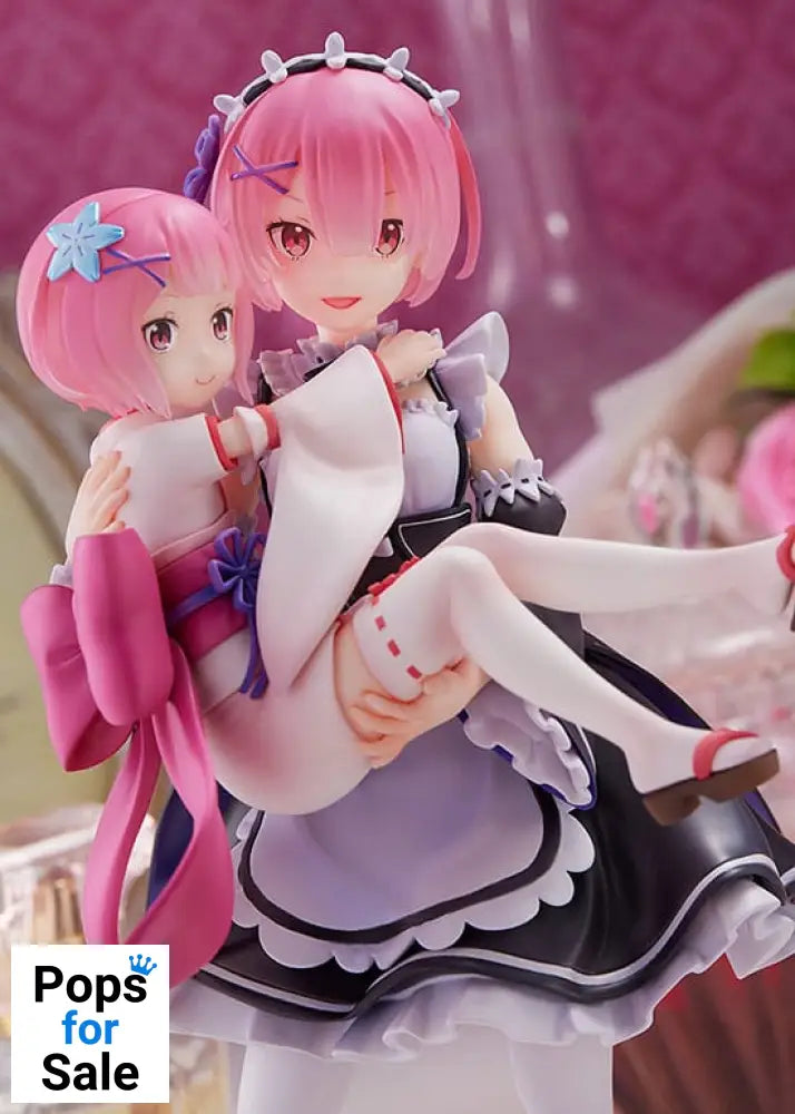 Re:Zero Starting Life in Another World PVC Statue 1/7 Ram & Childhood Ram 23 cm