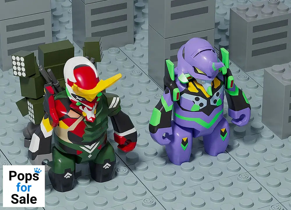 Rebuild of Evangelion Brickroid Action Figure Evangelion Production Model-New 02 a 5 cm