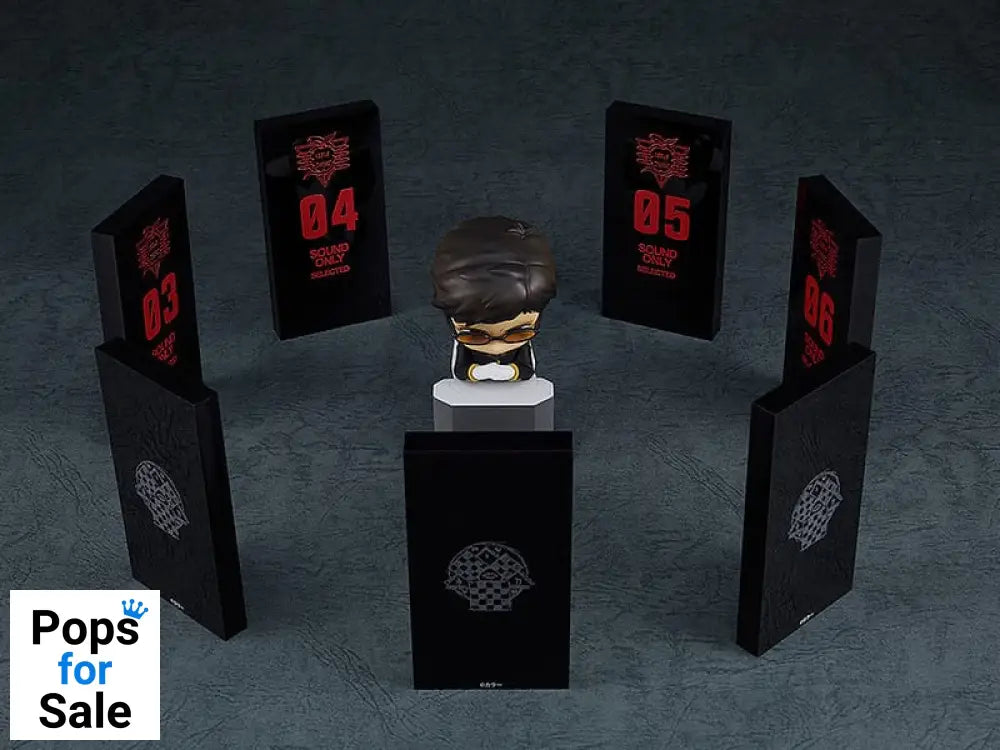 Rebuild of Evangelion Nendoroid More Accessory Set SEELE Acrylic Stand Case (10) Action figures