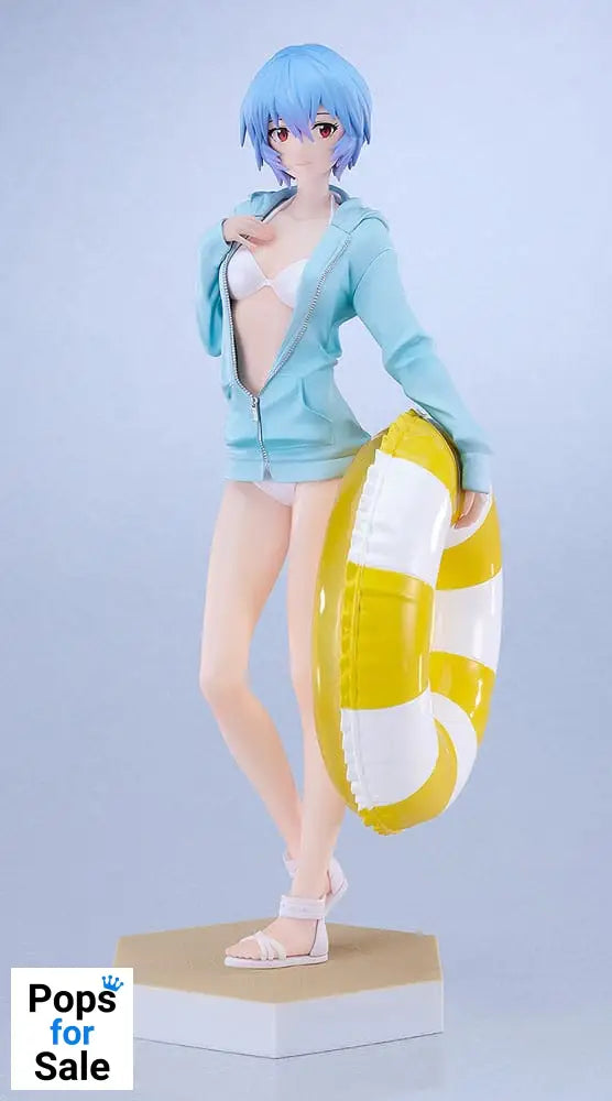 Rebuild of Evangelion Pop Up Parade L PVC Statue Beach Queens: Rei Ayanami 22 cm Statues