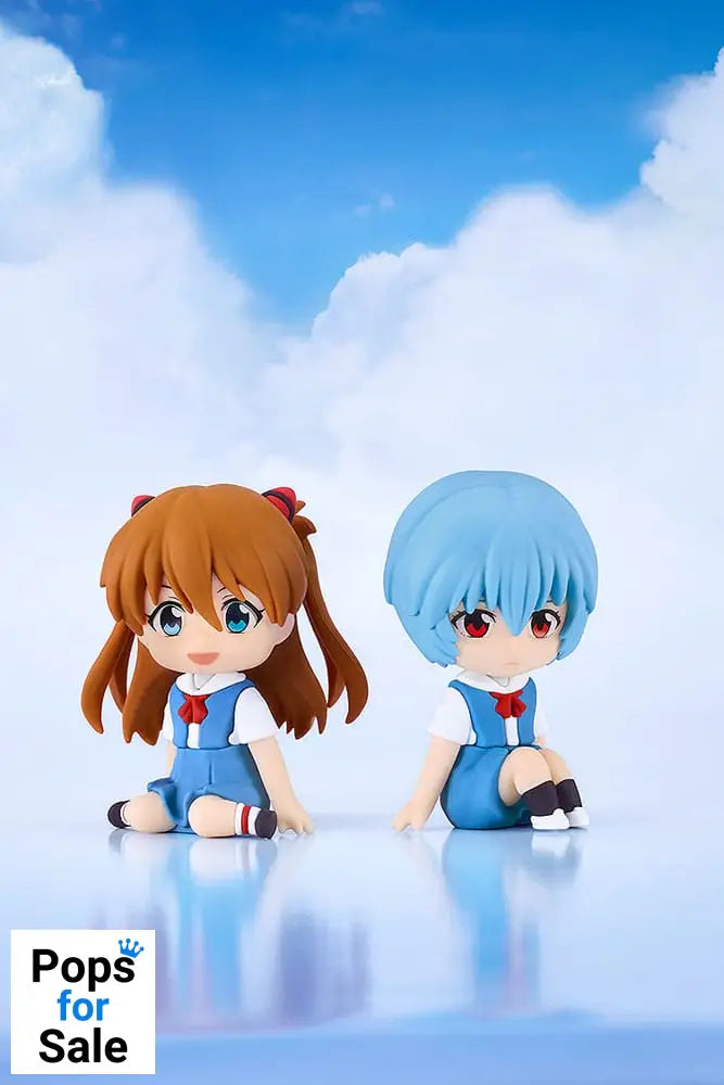 Rebuild of Evangelion Rubber Mascot Nendroid Plus Mini Figure Rei Ayanami 8 cm Mini-figures