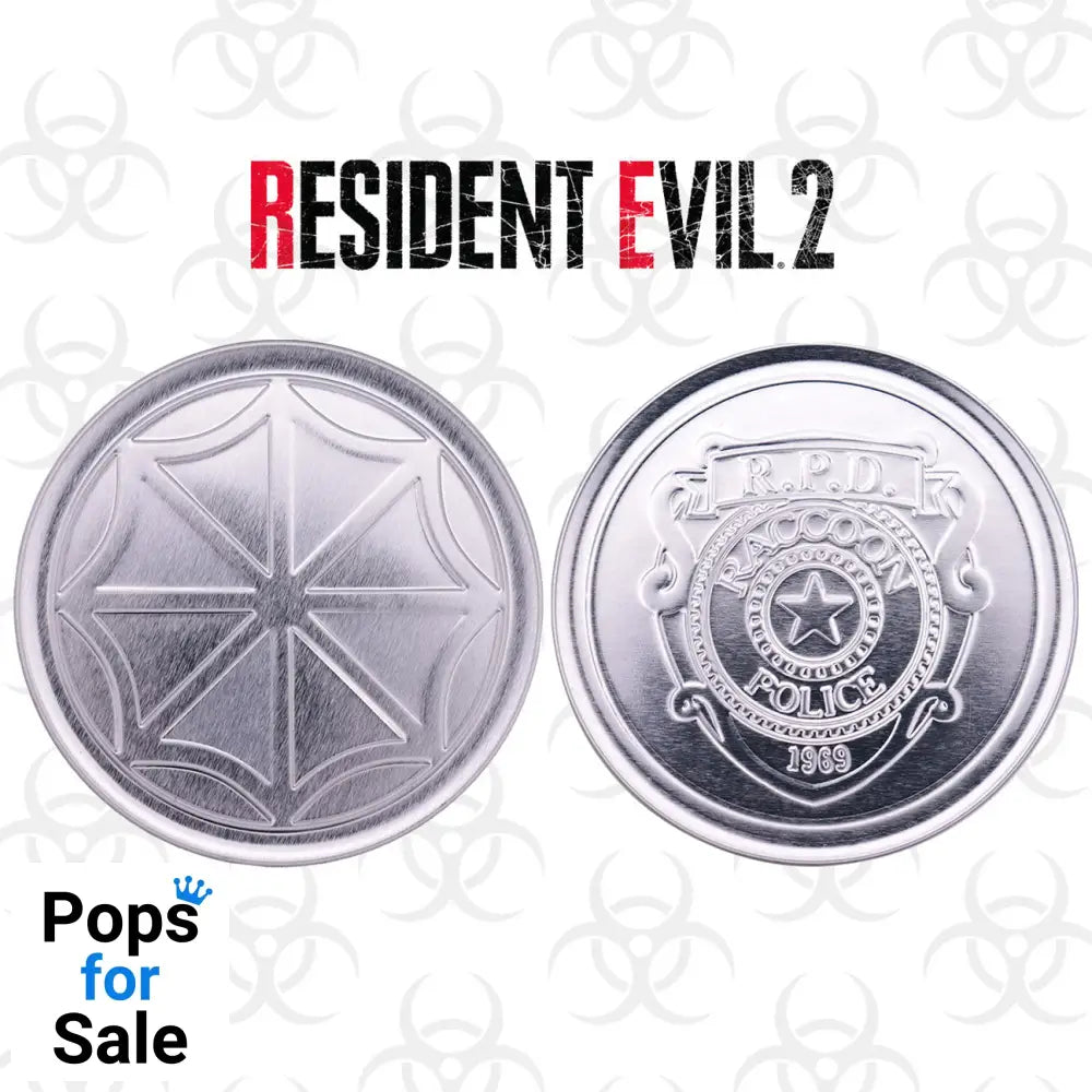 Resident Evil Set of 4 Embossed Metal Coasters Coasters