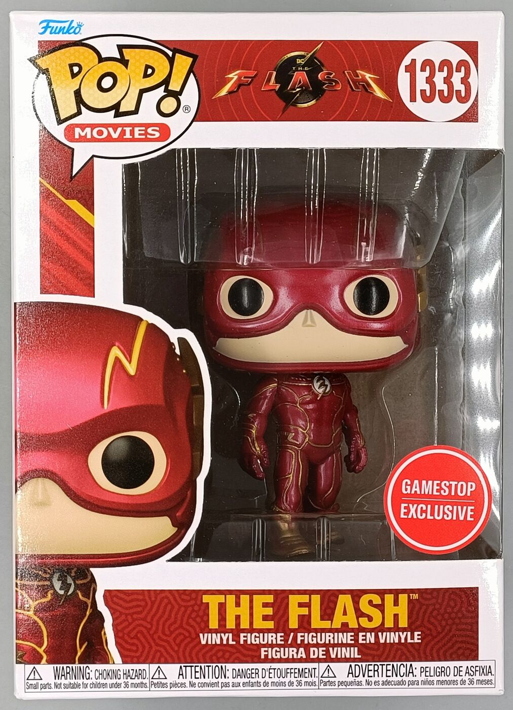 #1333 The Flash Metallic - DC The Flash Funko POP