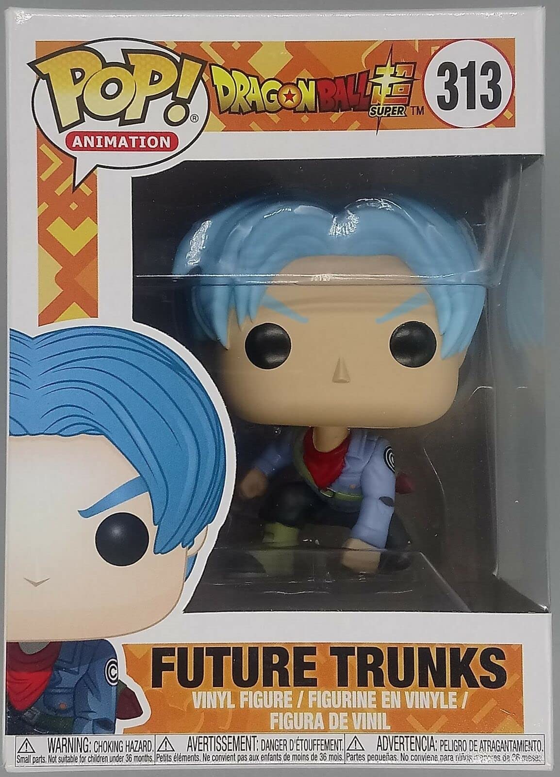313 Future Trunks - Dragon Ball Z Super - Funko POP - Box Damaged