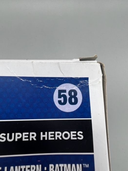 #58 White Lantern: Batman - DC Super Heroes - Box Damaged Funko POP