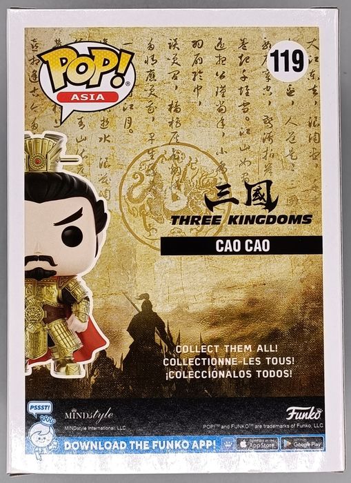 #119 Cao Cao - Three Kingdoms - 2021 Con Funko POP
