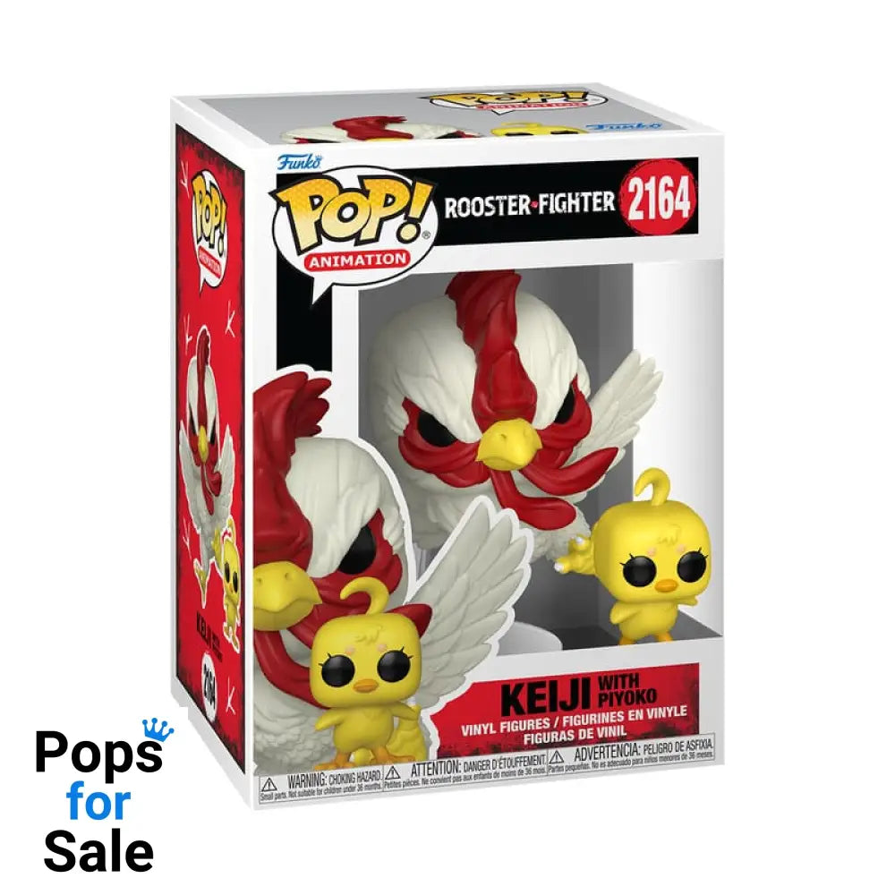Rooster Fighter POP!&Buddy Vinyl Figure Keiji & Piyoko 9 cm