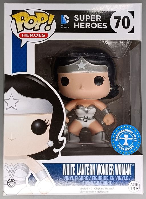 #70 White Lantern: Wonder Woman - DC Super Heroes Funko POP