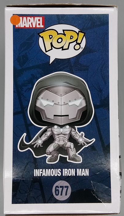 #677 Infamous Iron Man - Glow - Marvel - 30000pc Limited Edition Box Damaged Funko POP