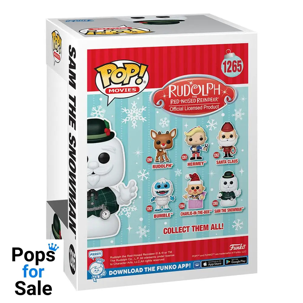 Rudolph the Red-Nosed Reindeer POP! Movies Vinyl Figure Sam the Snowman 9 cm