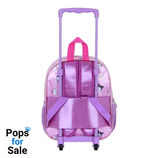 Sanrio 3D Backpack with Wheels Hello Kitty Playful Pink Small